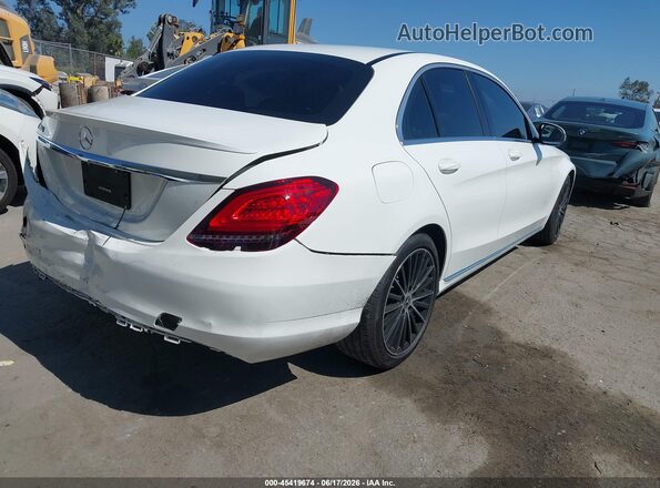 55SWF8DB8KU295953 2019 MERCEDES-BENZ C-CLASS White Հետևի աջ