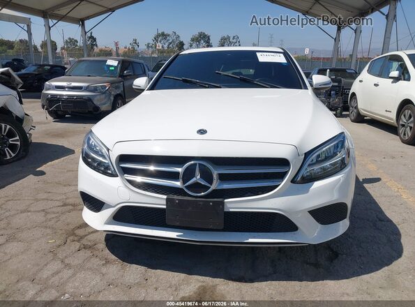 55SWF8DB8KU295953 2019 MERCEDES-BENZ C-CLASS White Սարքավորումների վահանակի տեսք