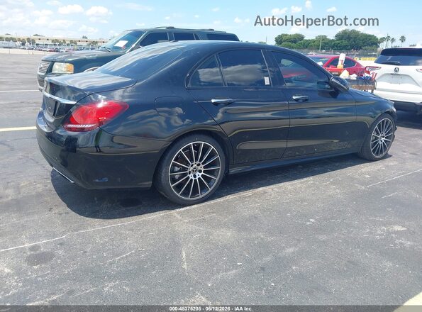 55SWF8DB8KU300973 2019 MERCEDES-BENZ C-CLASS Black უკანა მარჯვენა