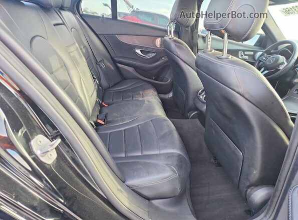55SWF8DB8KU307616 2019 MERCEDES-BENZ C Black Widok tylnych siedzeń