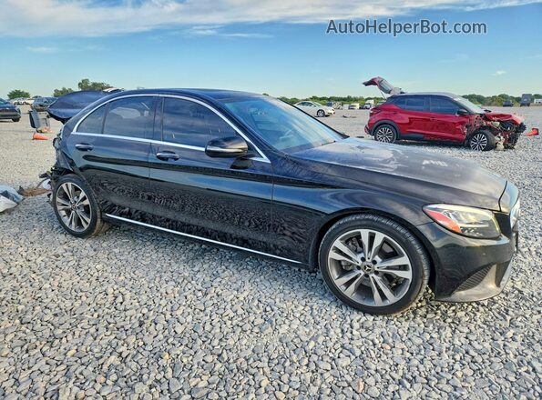 55SWF8DB8KU307616 2019 MERCEDES-BENZ C Black Przód prawy