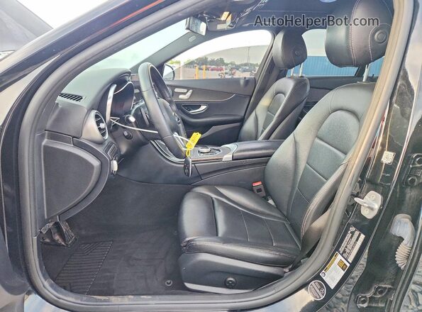 55SWF8DB8KU307616 2019 MERCEDES-BENZ C Black Widok wnętrza z przodu