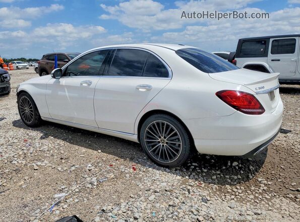 55SWF8DB9KU288185 2019 MERCEDES-BENZ C White 