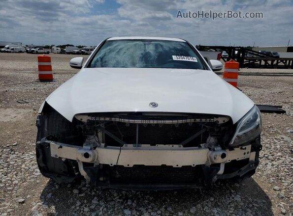 55SWF8DB9KU288185 2019 MERCEDES-BENZ C White 