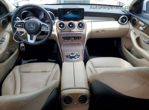 55SWF8DB9KU288185 2019 MERCEDES-BENZ C White 