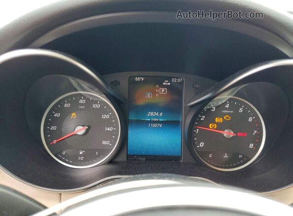 55SWF8DB9KU288185 2019 MERCEDES-BENZ C White 