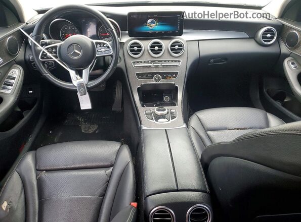 55SWF8DB9KU306068 2019 MERCEDES-BENZ C Синий Вид панели приборов