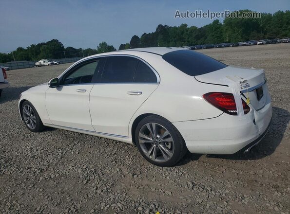 55SWF8DB9KU307303 2019 MERCEDES-BENZ C White Rear left