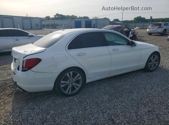 55SWF8DB9KU307303 2019 MERCEDES-BENZ C White Rear right