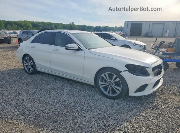 55SWF8DB9KU307303 2019 MERCEDES-BENZ C White Front right