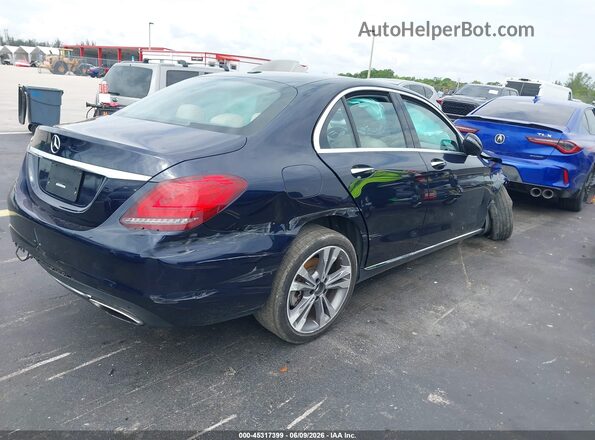 55SWF8DBXKU291080 2019 MERCEDES-BENZ C-CLASS Blue Rear right