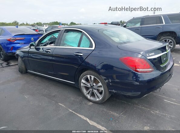 55SWF8DBXKU291080 2019 MERCEDES-BENZ C-CLASS Blue Rear left