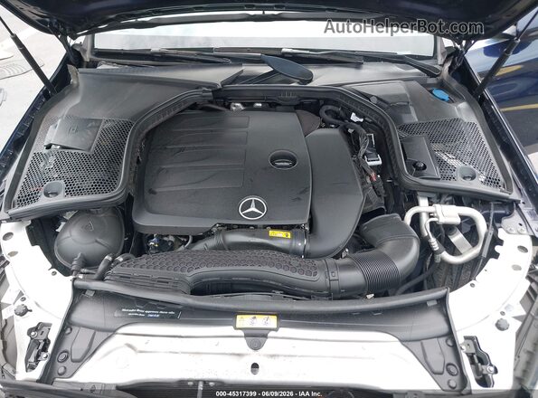55SWF8DBXKU291080 2019 MERCEDES-BENZ C-CLASS Blue Rear view