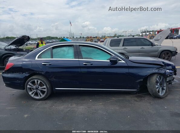 55SWF8DBXKU291080 2019 MERCEDES-BENZ C-CLASS Blue Rear interior view