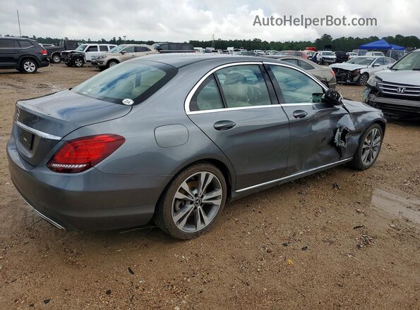 55SWF8DBXKU309058 2019 MERCEDES-BENZ C Серый Задняя правая четверть