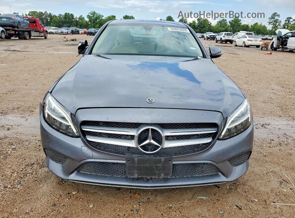 55SWF8DBXKU309058 2019 MERCEDES-BENZ C Серый Вид спереди