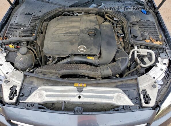 55SWF8DBXKU309058 2019 MERCEDES-BENZ C Серый Вид задней части салона