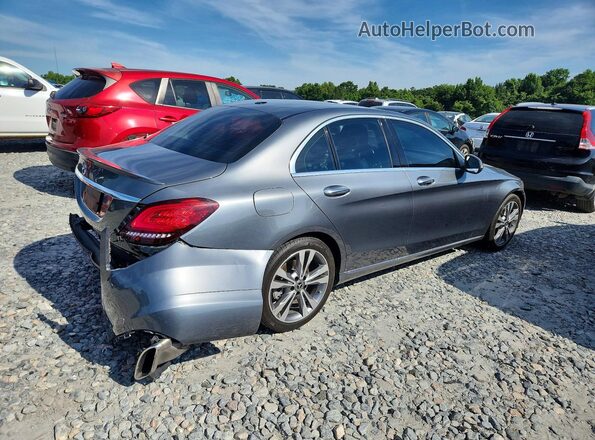 55SWF8DBXKU321775 2019 MERCEDES-BENZ C Gray უკანა მარჯვენა