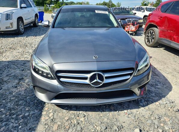 55SWF8DBXKU321775 2019 MERCEDES-BENZ C Gray წინა ხედი