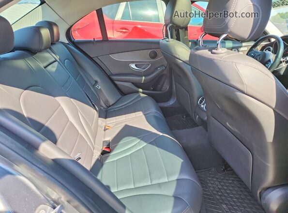 55SWF8DBXKU321775 2019 MERCEDES-BENZ C Gray უკანა სავარძლების ხედი