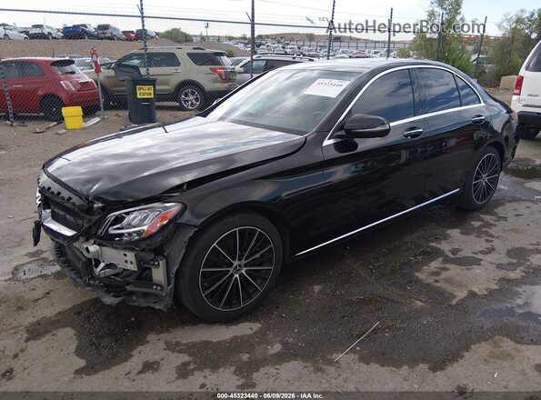 55SWF8DBXLU328999 2020 MERCEDES-BENZ C-CLASS Black Передня ліва чверть