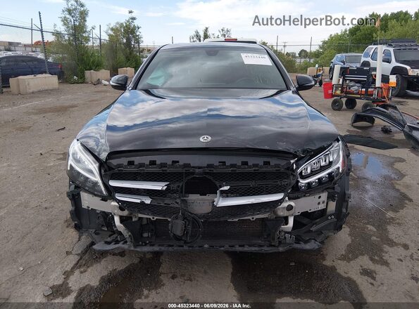 55SWF8DBXLU328999 2020 MERCEDES-BENZ C-CLASS Black Вид задньої частини салону