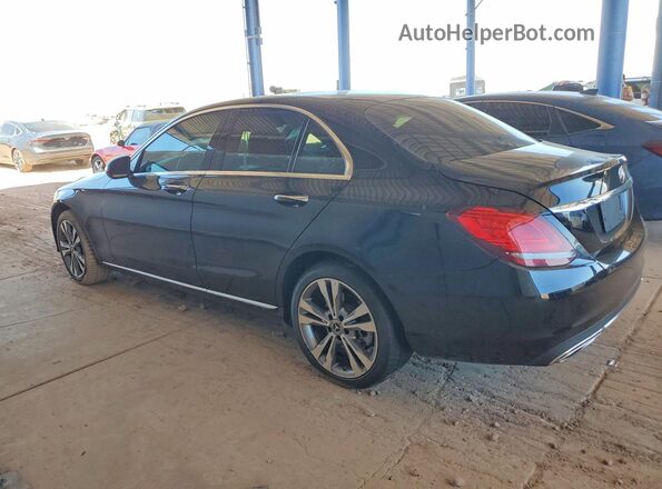 55SWF8EB0KU309018 2019 MERCEDES-BENZ C Черный Задняя левая четверть