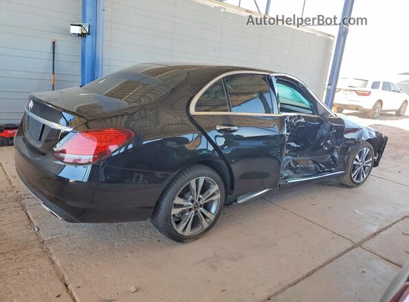 55SWF8EB0KU309018 2019 MERCEDES-BENZ C Черный Задняя правая четверть