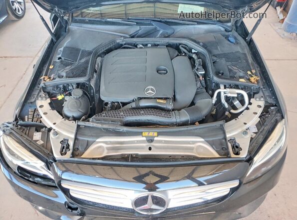 55SWF8EB0KU309018 2019 MERCEDES-BENZ C Черный Вид задней части салона