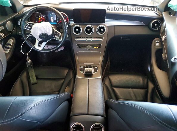 55SWF8EB0KU309018 2019 MERCEDES-BENZ C Черный Вид панели приборов