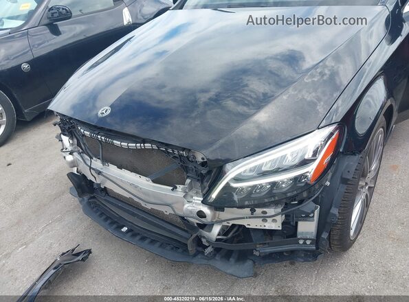55SWF8EB0KU313652 2019 MERCEDES-BENZ C-CLASS Black Widok z przodu