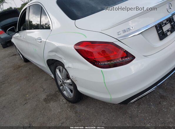 55SWF8EB0KU314820 2019 MERCEDES-BENZ C-CLASS White წინა ხედი