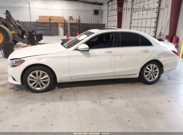 55SWF8EB0KU314820 2019 MERCEDES-BENZ C-CLASS White სალონის 360-გრადუსიანი ხედი