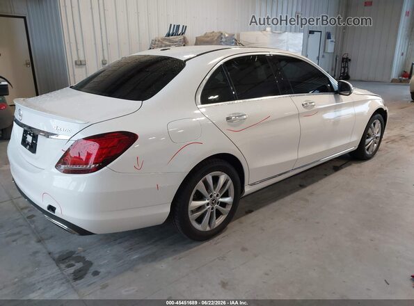 55SWF8EB0KU314820 2019 MERCEDES-BENZ C-CLASS White უკანა მარჯვენა