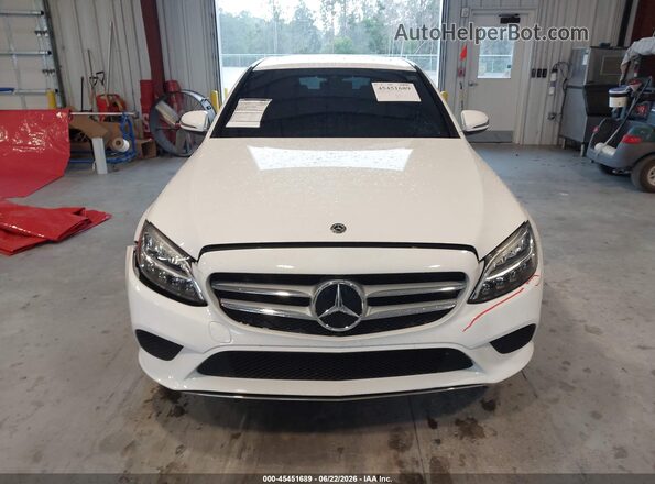 55SWF8EB0KU314820 2019 MERCEDES-BENZ C-CLASS White ხელსაწყოთა პანელის ხედი