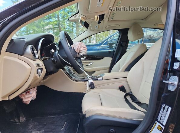 55SWF8EB0LU332770 2020 MERCEDES-BENZ C Black Widok wnętrza z przodu