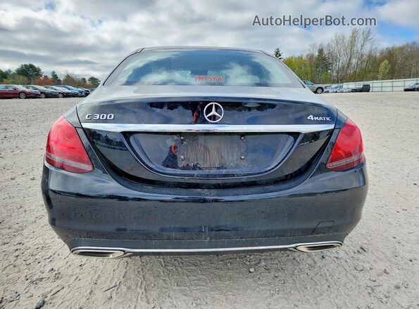 55SWF8EB0LU332770 2020 MERCEDES-BENZ C Black Widok z tyłu