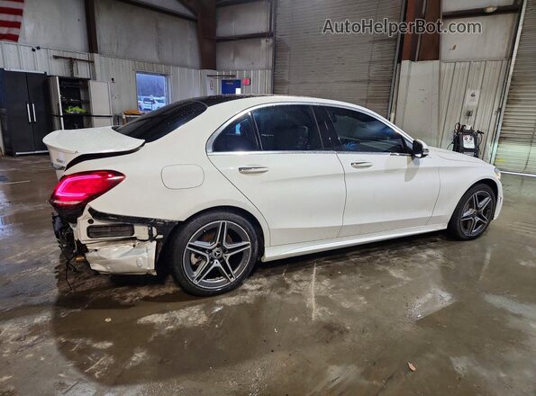 55SWF8EB1LU324788 2020 MERCEDES-BENZ C Белый Задняя правая четверть