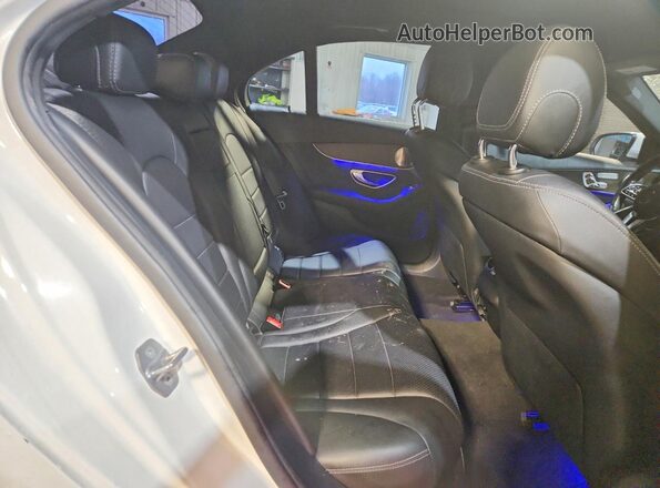 55SWF8EB1LU324788 2020 MERCEDES-BENZ C Белый Вид задних сидений