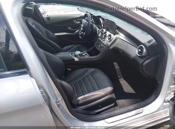 55SWF8EB1LU326170 2020 MERCEDES-BENZ C-CLASS Серебряный Вид салона спереди