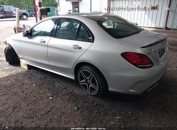 55SWF8EB1LU326170 2020 MERCEDES-BENZ C-CLASS Серебряный Задняя левая четверть