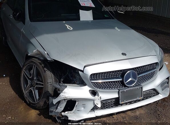 55SWF8EB1LU326170 2020 MERCEDES-BENZ C-CLASS Серебряный Вид спереди