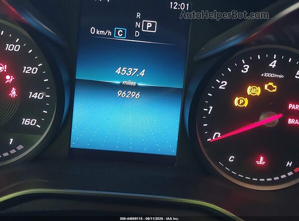 55SWF8EB1LU326170 2020 MERCEDES-BENZ C-CLASS Серебряный Вид задних сидений