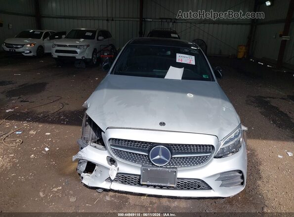 55SWF8EB1LU326170 2020 MERCEDES-BENZ C-CLASS Серебряный Вид задней части салона