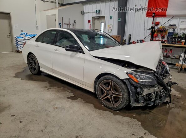55SWF8EB1LU334673 2020 MERCEDES-BENZ C White Delantero derecho