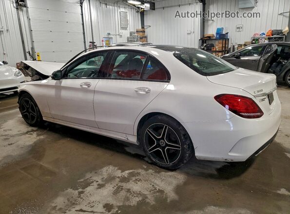 55SWF8EB1LU334673 2020 MERCEDES-BENZ C White Trasero izquierdo