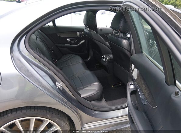 55SWF8EB2KU312681 2019 MERCEDES-BENZ C-CLASS Gray Widok naklejki z numerem VIN