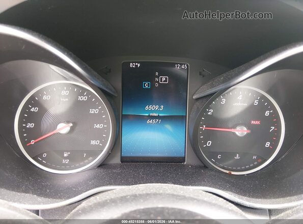 55SWF8EB2KU312681 2019 MERCEDES-BENZ C-CLASS Gray Widok tylnych siedzeń