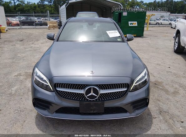 55SWF8EB2KU312681 2019 MERCEDES-BENZ C-CLASS Gray Widok zestawu wskaźników