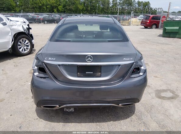 55SWF8EB2KU312681 2019 MERCEDES-BENZ C-CLASS Gray 
